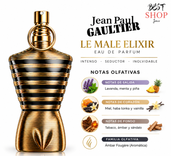 JPG Le Male Elixir 125 ml PARFUM