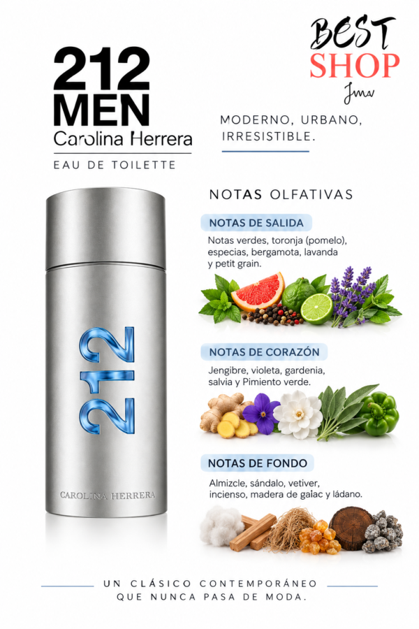 212 Men_ Esencia Urbana Moderna CH 212 Men 100 ml EDT