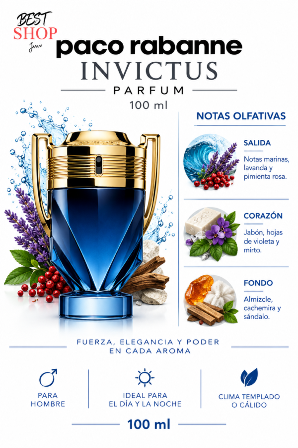 Paco Rabanne Invictus 100 ml Parfum